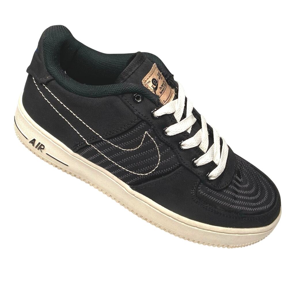 Nike Air Force 1 '07 LV8 Moving Company Black DV0794-001 Boys Sz 6Y / Women 7.5